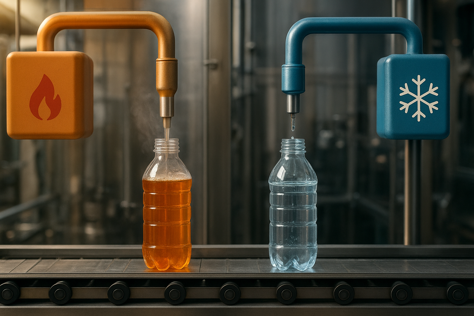 Botellas PET Hotfill vs Coldfill